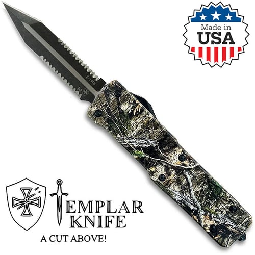 Premium Lightweight 3.55 inch Dagger Serrated Black Powder D2 Edge with MO DNA H | 093674825642